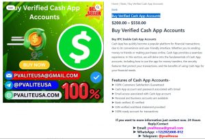Buy Verified Cash App Accounts