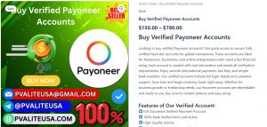 Buy Verified Payoneer Accounts