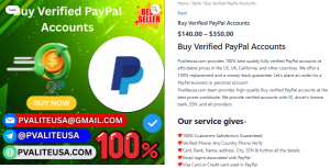 Buy Verified PayPal Accounts